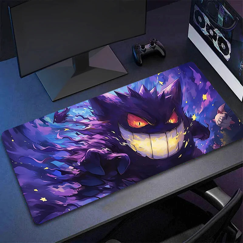 Cute Gengar Anime Mouse Pad XXL for Gaming Desk & Laptop Setup