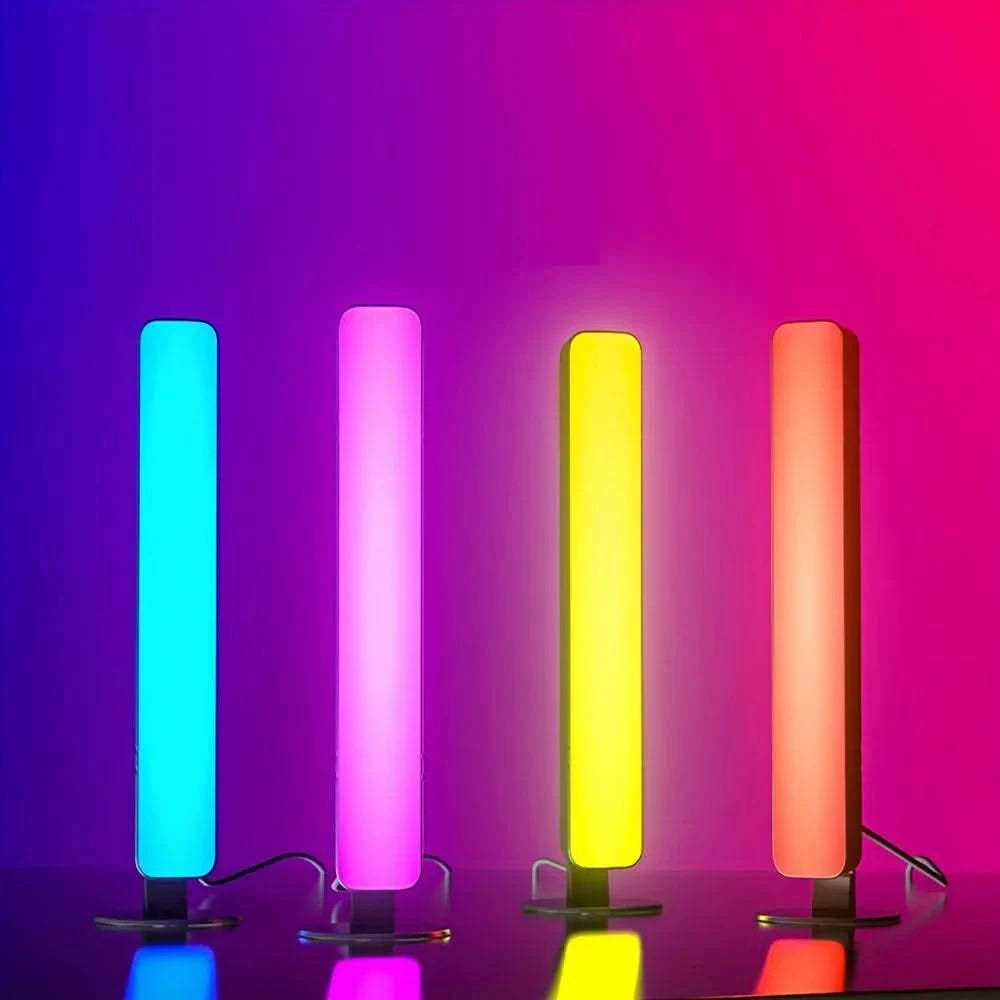 RGB Music Rhythm Light Bar – USB Rechargeable Sound Reactive LED Light Display