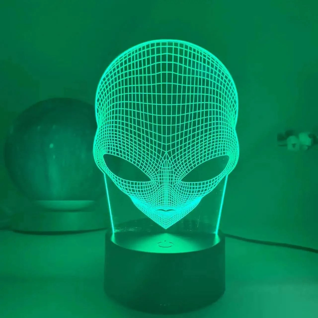 1pc 3D Night Light, Touch-Activated 7-Color Changing Lamp for Bedroom