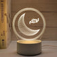 USB LED 3D Acryl Nachtlicht für Ramadan EID Mubarak Festival Dekoration