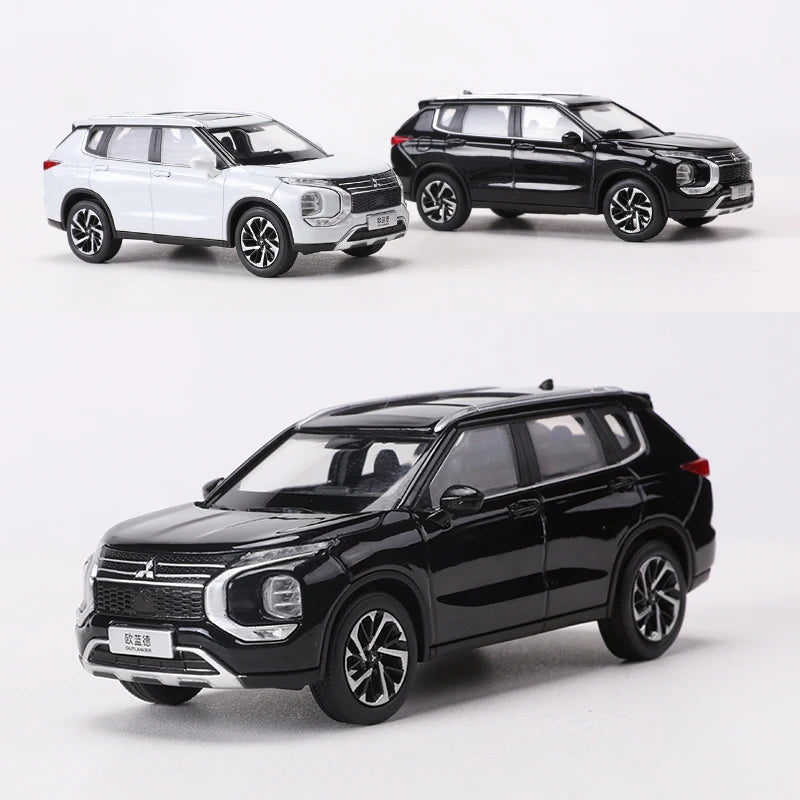 On sale 1:43 Outlander SUV Black/White Alloy Model Car