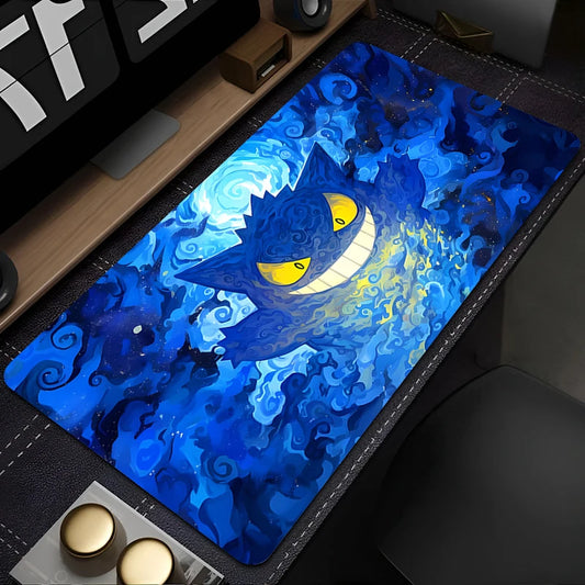 Large Gengar Anime Mouse Pad XL XXL for Gaming Desk & Keyboard