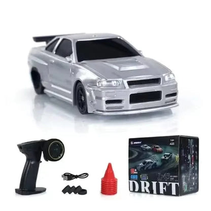 2.4G High-Speed Drift RC Auto 1/43 Allrad-Ferngesteuertes Rennauto Spielzeug