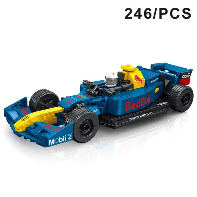 City F1 Formula 1 Race Car – DIY Sports Car Speed Champions Building Blocks