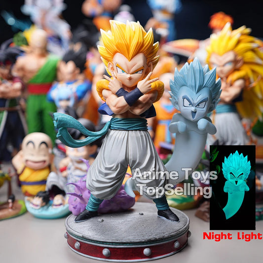 25cm Dragon Ball Z Gotenks Figure Ghost Night Light PVC Toy Gift