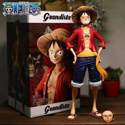 28cm Luffy Gesichtswechsel Actionfigur – One Piece Anime Spielzeug