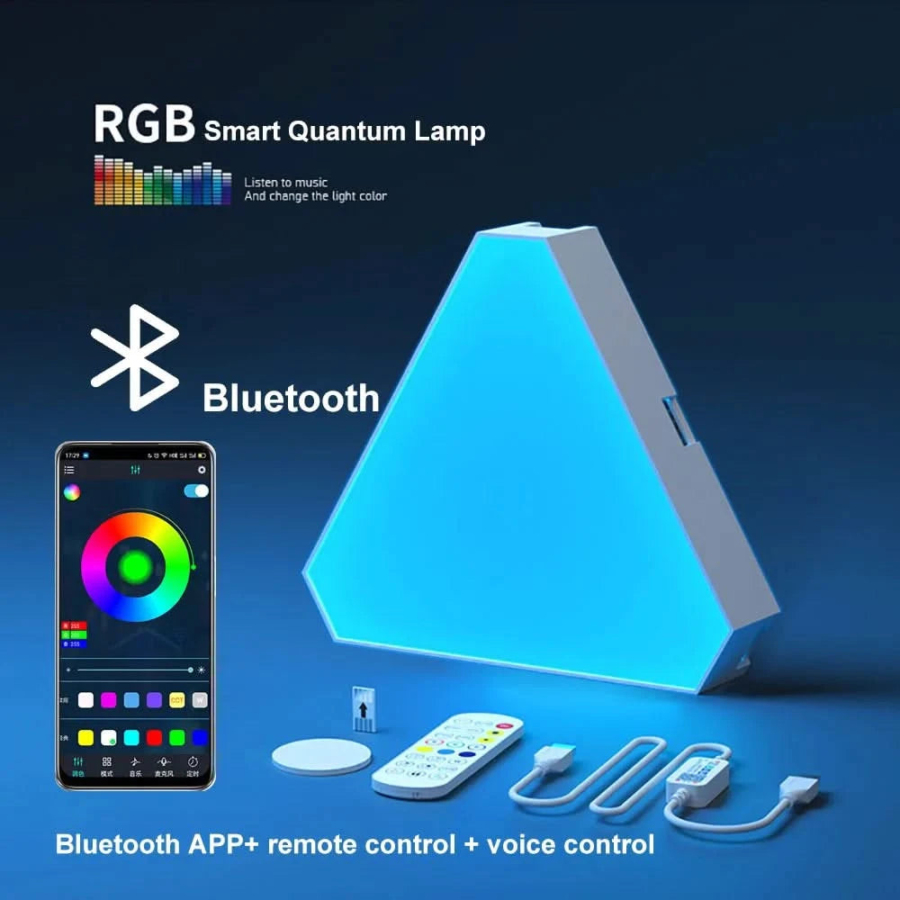 5V USB WIFI RGB LED Quantum Triangle Lamp - DIY Atmosphere Light