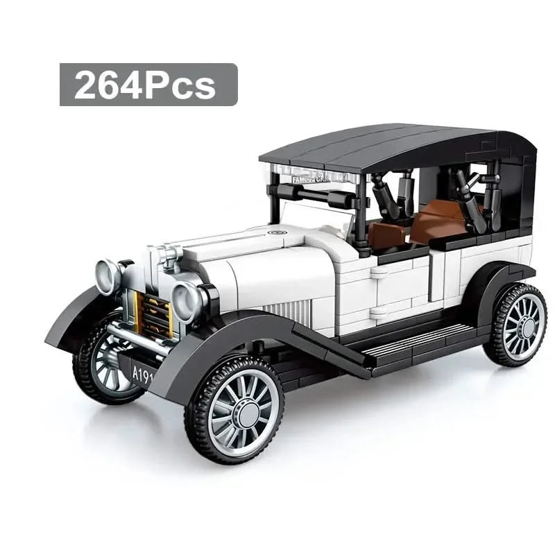 2023 City Technique Racing Vintage Car – Speed Champions Super Racers Building Blocks