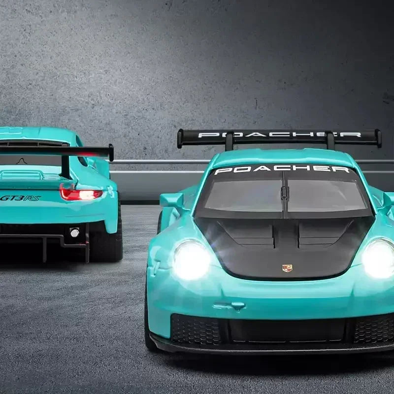 Diecast Miniature Voiture 1/32 Scale 911 GT3RS Sport Car Model Toy