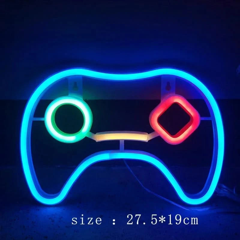 Neon Signs LED Wall Decor - USB Powered for Bedroom & Game Room
