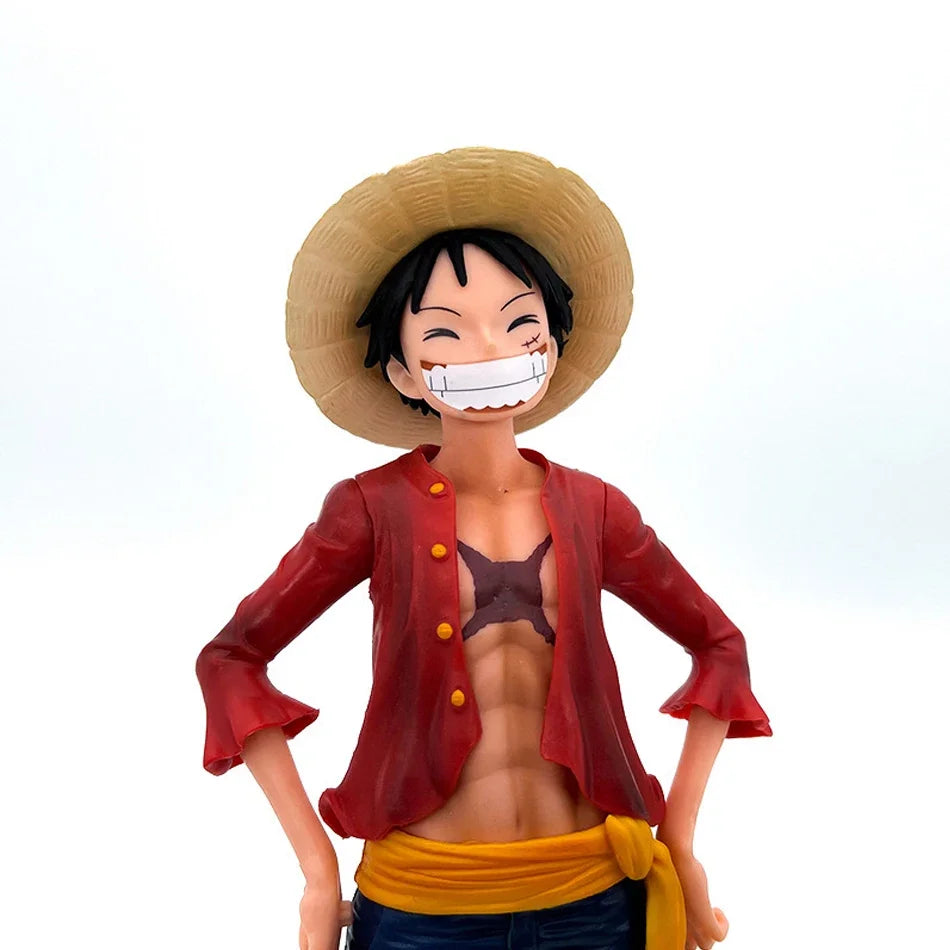 28cm Luffy Face-Changing Action Figure – One Piece Anime Toy