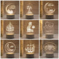 USB LED 3D Acryl Nachtlicht für Ramadan EID Mubarak Festival Dekoration