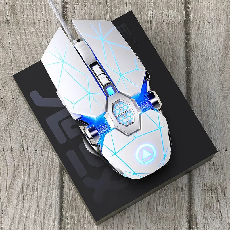 Professional Gaming Mouse - 3200DPI, 7 Buttons, Backlit & Silent