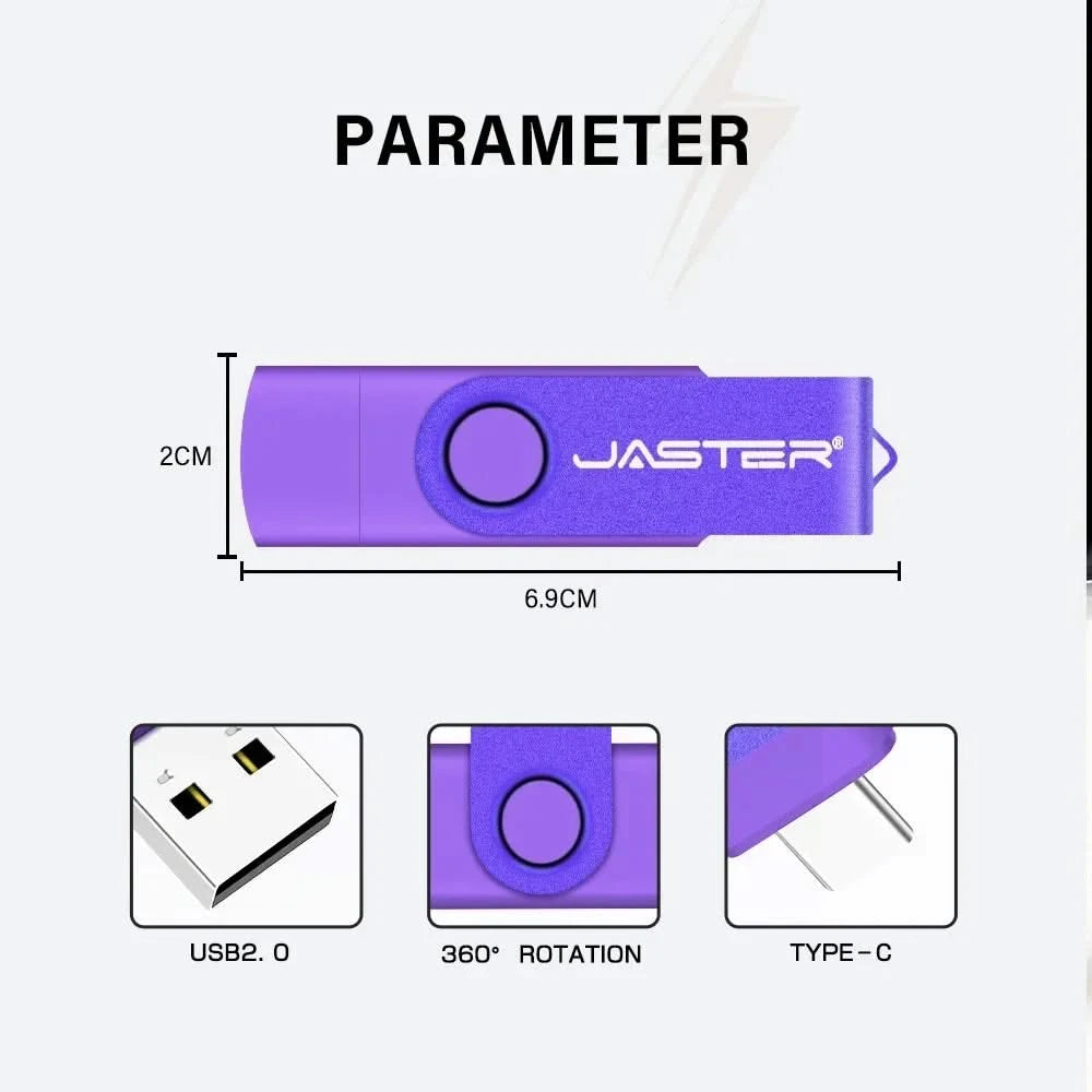 64GB/128GB USB 3.0 Pen Drive - Free Keychain, Business Gift
