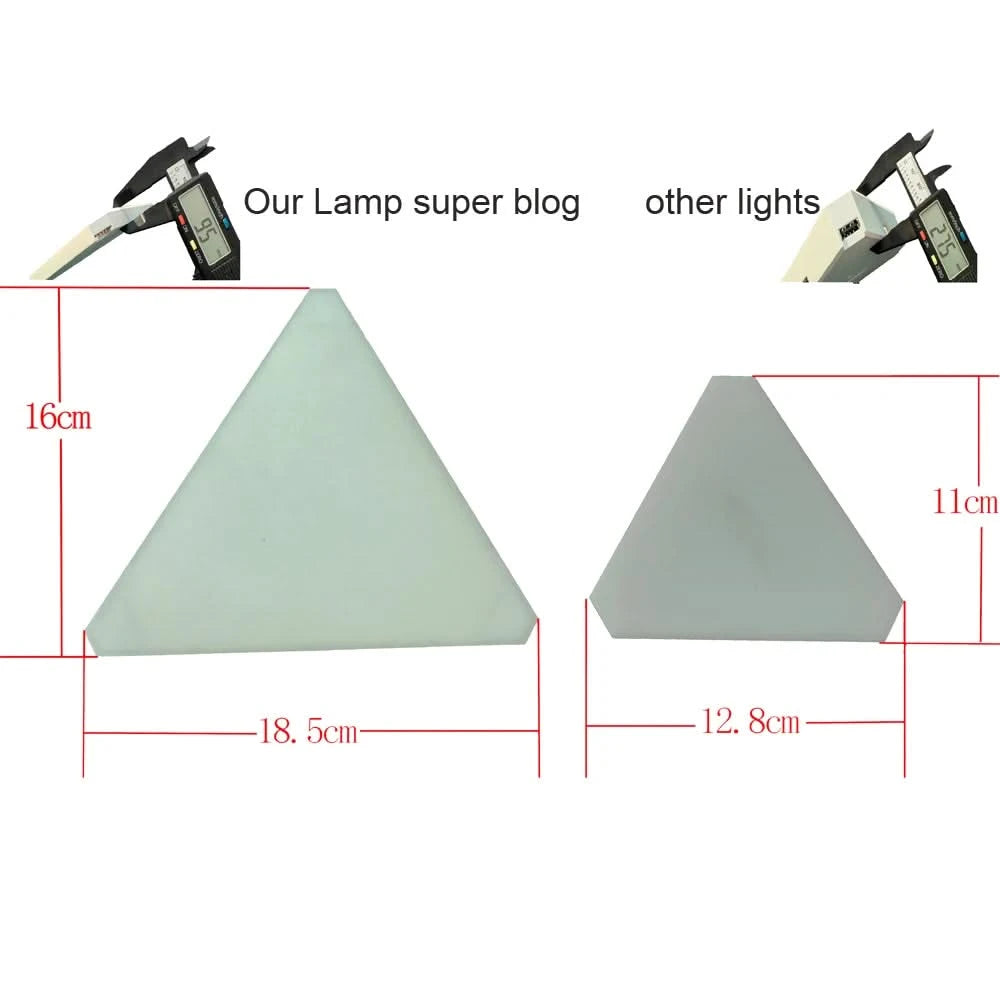 Super Thin WIFI Bluetooth USB LED Triangle Lamp - Smart Wall Light