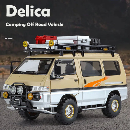 1/24 Mitsubishi Delica Alloy Off-road Vehicle Diecast Toy Model