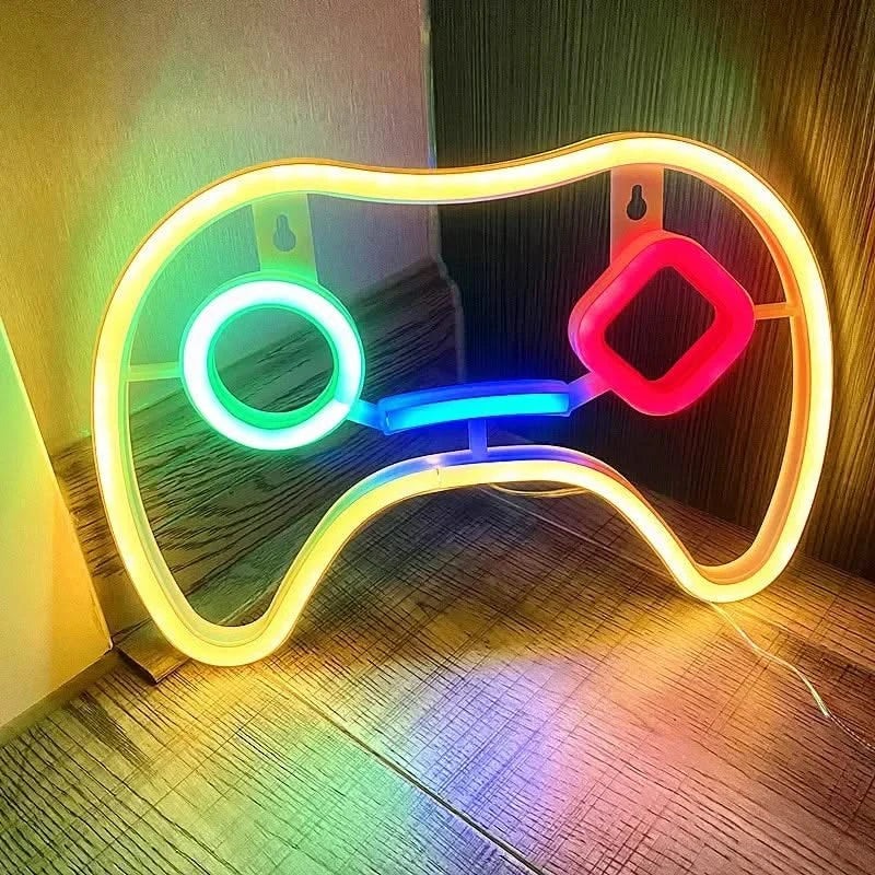 Neon Signs LED Wall Decor - USB Powered for Bedroom & Game Room