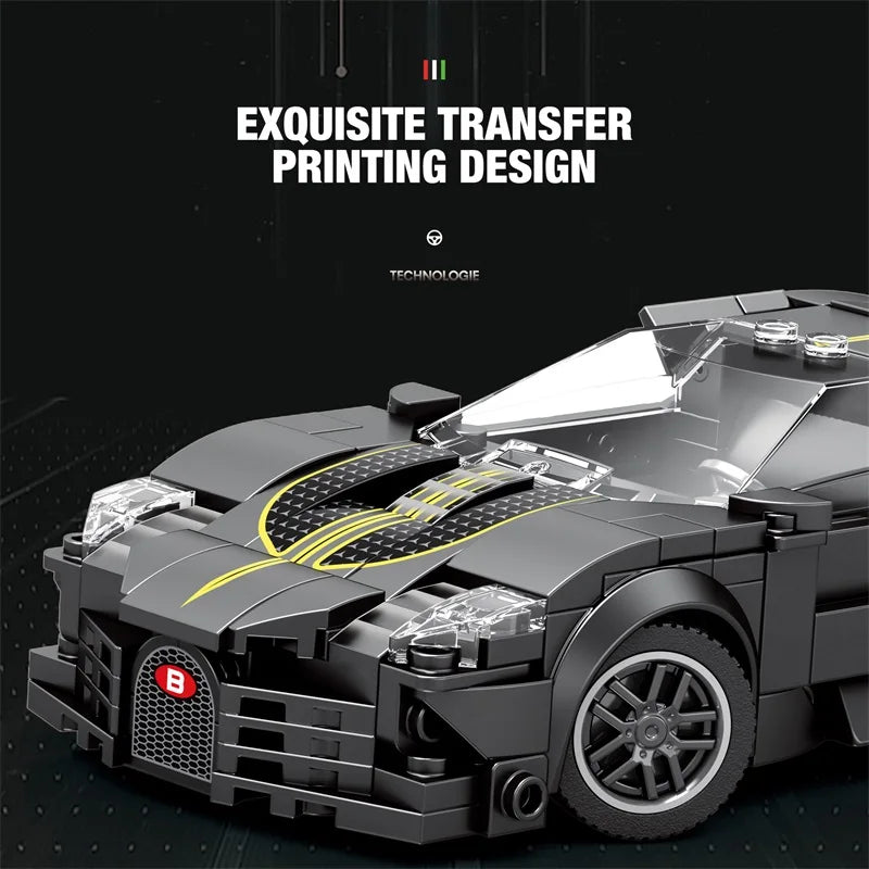 1:24 Scale Speed Sport Car Model – Classic Racing Vehicle Building Blocks