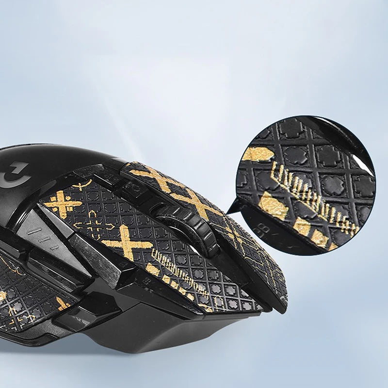 Non-Slip Mouse Grip Tape for G502 Hero - Sweat-Absorbent Sticker
