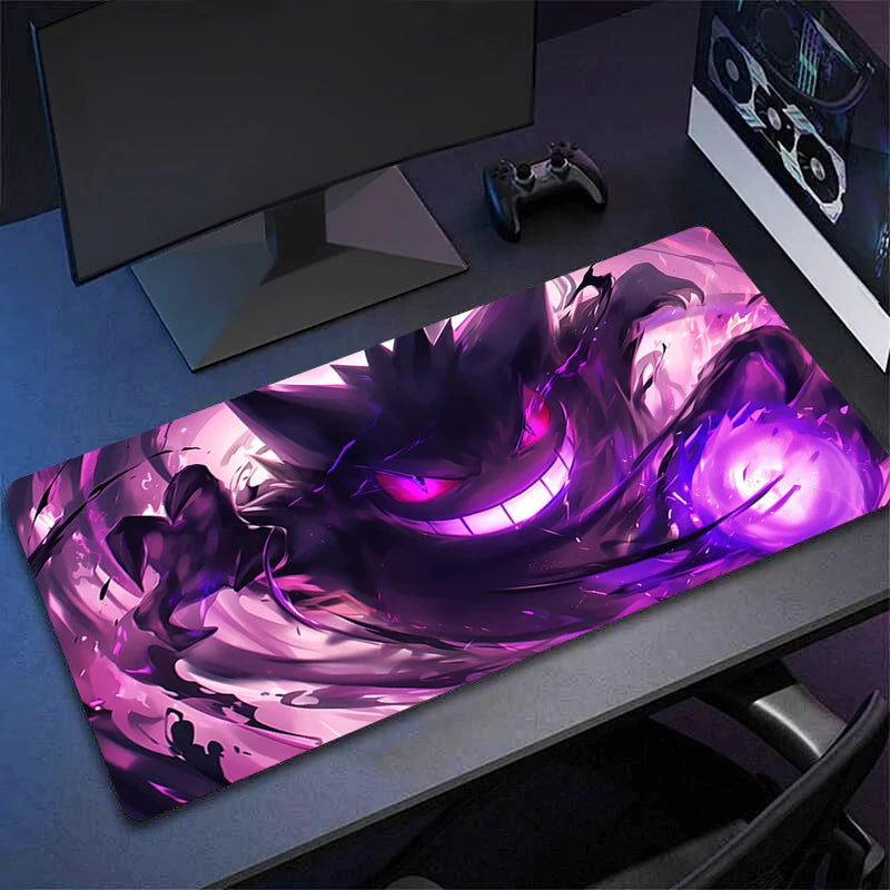 Cute Gengar Anime Mouse Pad XXL for Gaming Desk & Laptop Setup