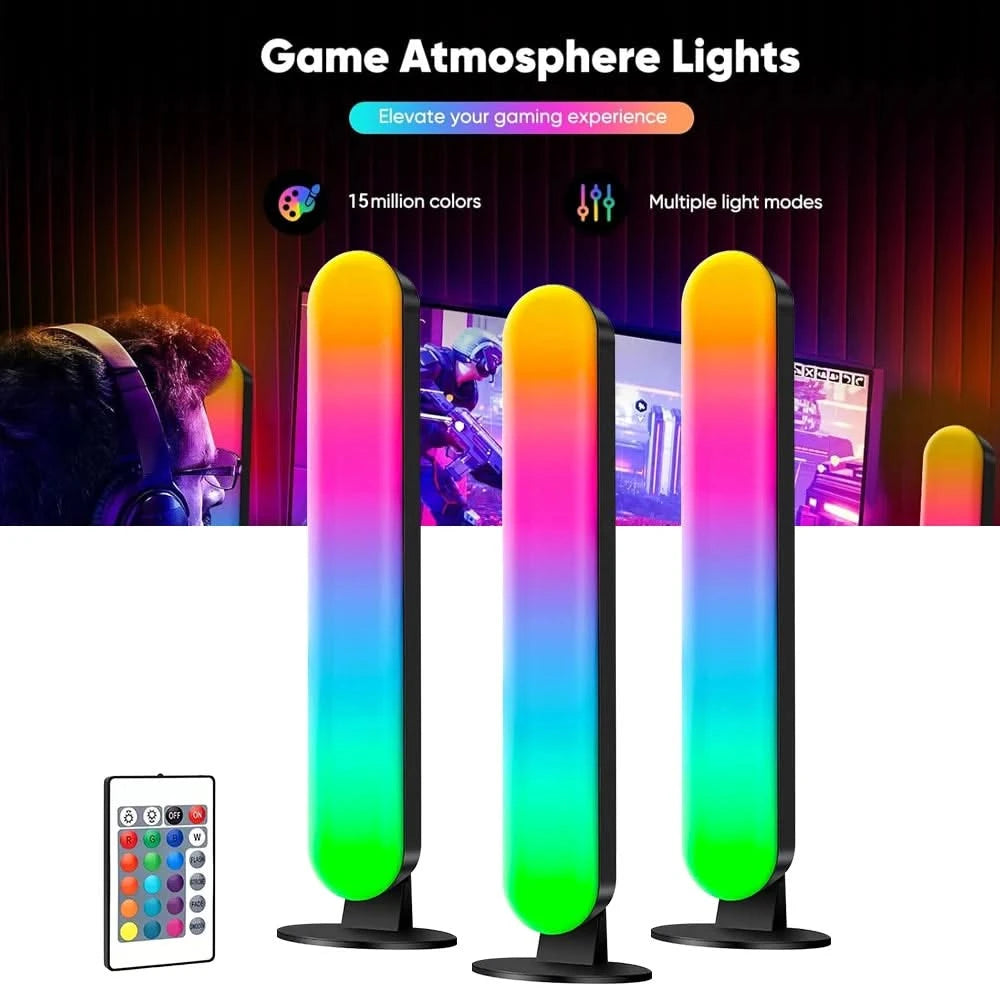 RGB Music Rhythm Light Bar – USB Rechargeable Sound Reactive LED Light Display