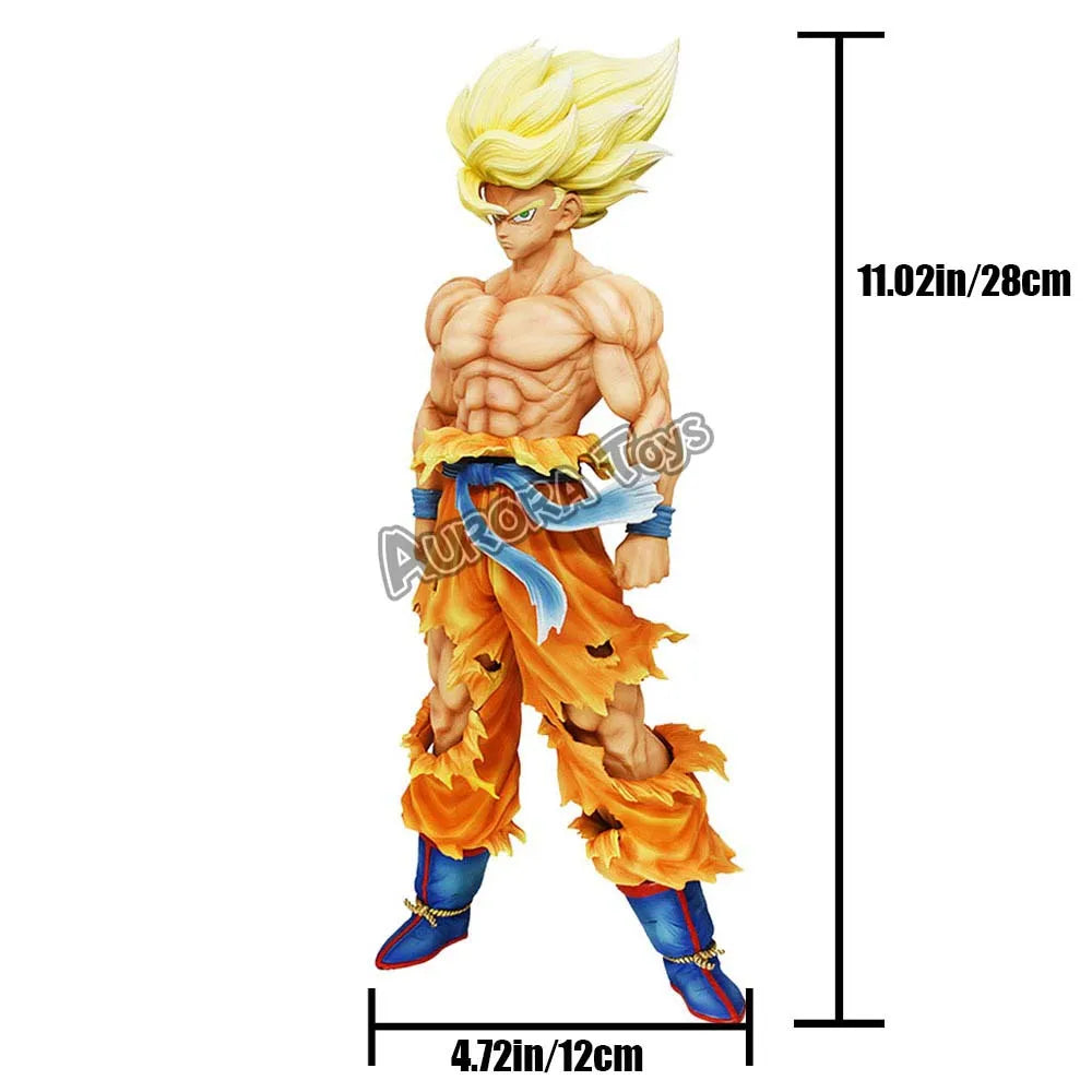 28cm Dragon Ball Goku Super Saiyan PVC Action Figure - Collectible Toy