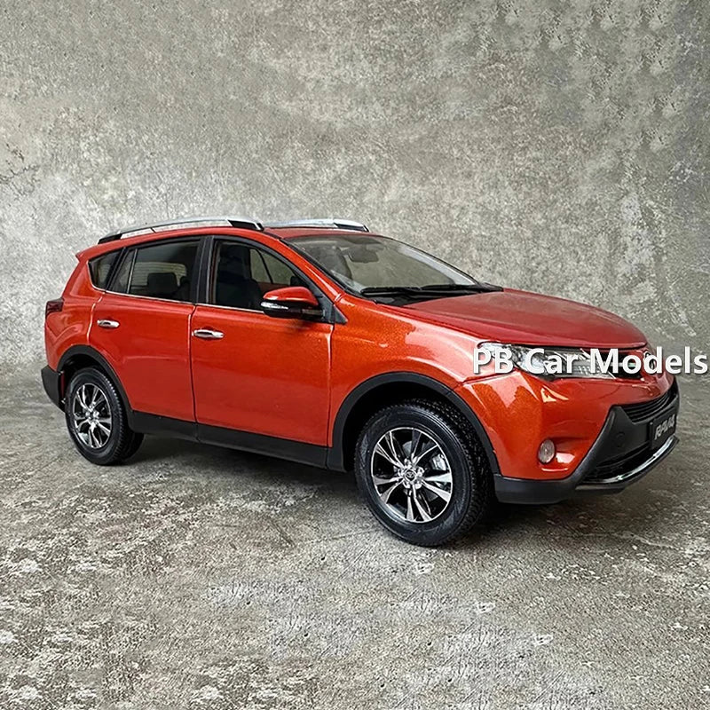Original 1/18 RAV4 2013 alloy simulation car model toy ornament
