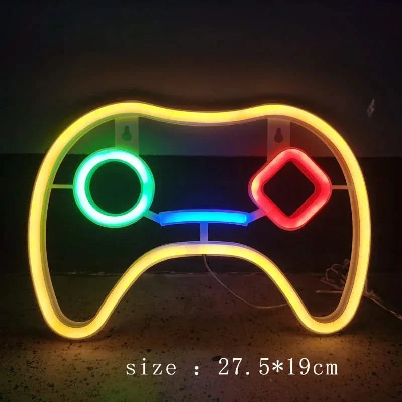 Neon Signs LED Wall Decor - USB Powered for Bedroom & Game Room