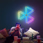 RGB Intelligente Spleiß-Wandleuchte – DIY Sprachsteuerungs-Atmosphärenlampe