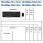 Großes Gummi-Mauspad Gaming-Matte - Rutschfestes 3D HD Diamond Gitter 50x100cm