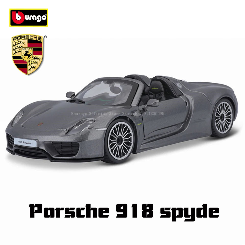 Bburago 1:24 Porsche 963 – Diecast Alloy Racing Car Model, Luxury Gift