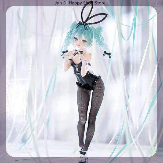 28cm Hatsune Miku Bunny Girl Figure - Collectible Model & Desk Decor