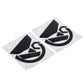 2 Sets 0.6mm Schwarze Mausfüße für Logitech G502 HERO LIGHTSPEED