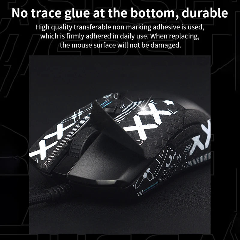 Lizard Skin Mouse Grip Tape for Logitech G502 Hero - Non-Slip & Sweat Absorbent