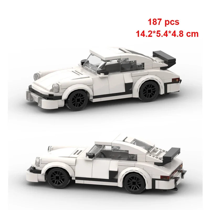 City Speed Champion Car Racing Building Blocks – MOC Garage Vehicle Toy