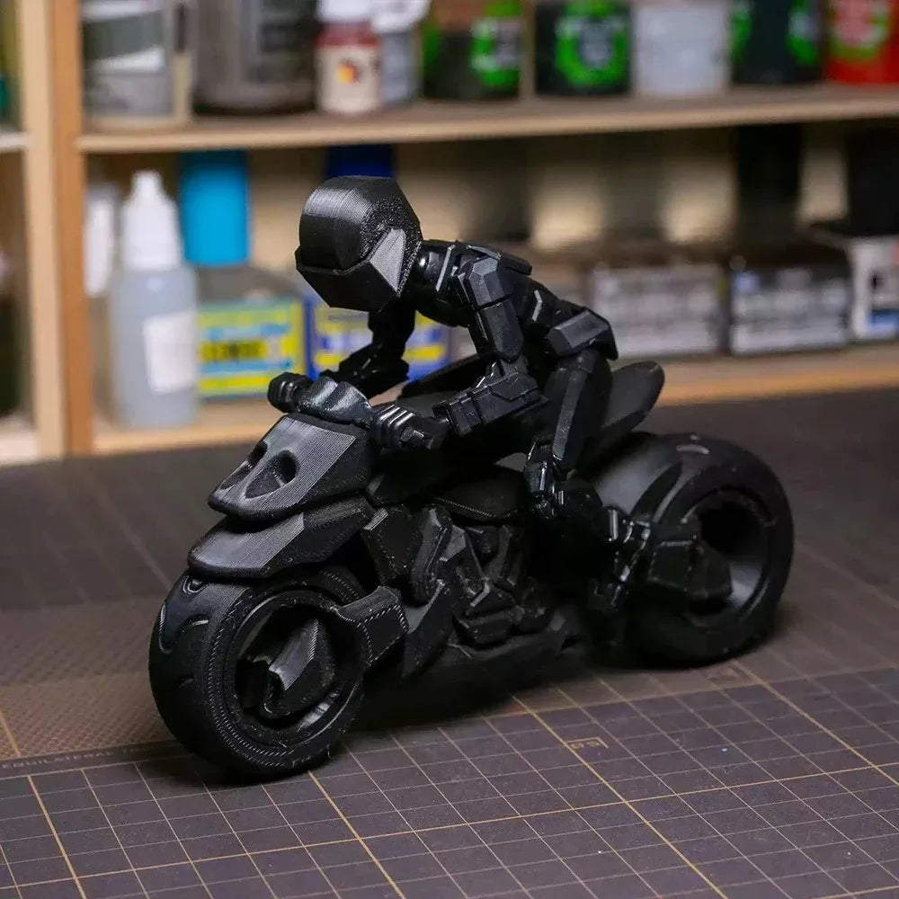 3D Printed Action Figure Fourth Generation Lucky Assemble Toy 13-Joints