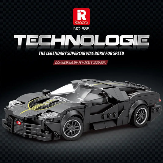 1:24 Scale Speed Sport Car Model – Classic Racing Vehicle Building Blocks