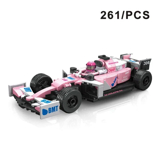 City F1 Formula 1 Race Car – DIY Sports Car Speed Champions Building Blocks