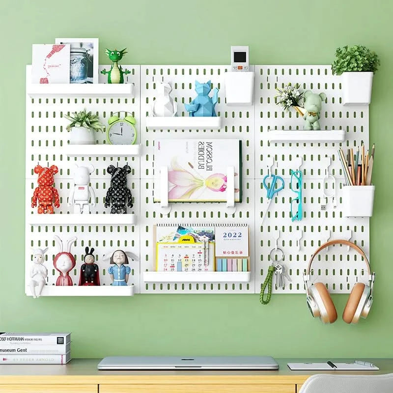 Wall-Mounted No-Punch Hole Board for Study, Living & Gaming Rooms