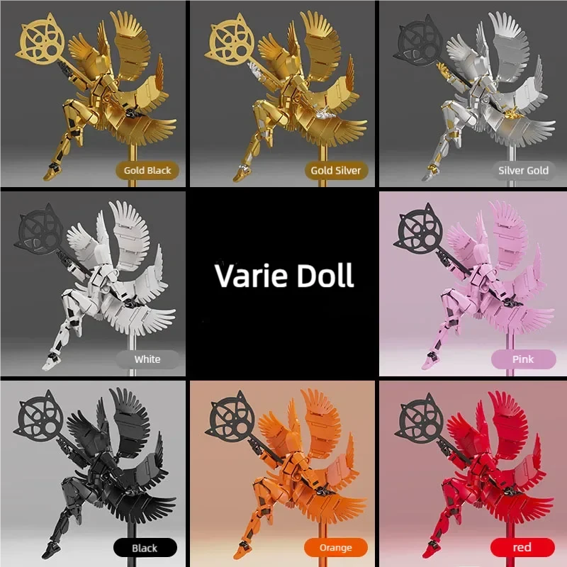 Magnetic Multi-Jointed Movable Robot 3D Printed Action Figure Toy