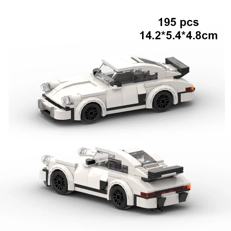 City Speed Champion Car Racing Building Blocks – MOC Garage Vehicle Toy