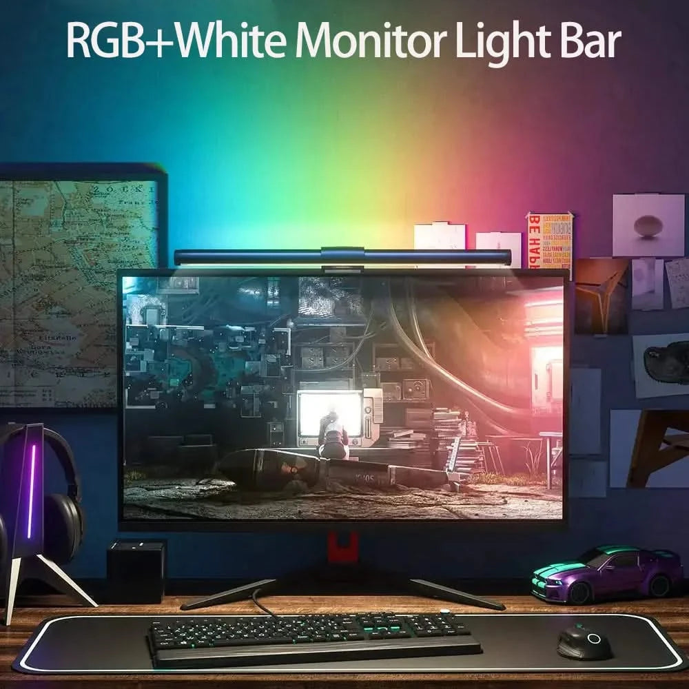 RGB Desktop Atmosphere Light Strip – Eye Protection LED Lamp for Desk and Home