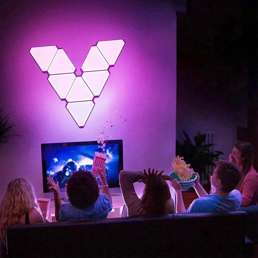 TuYa WIFI Bluetooth 5V USB Triangle Lamp - Quantum LED Night Light