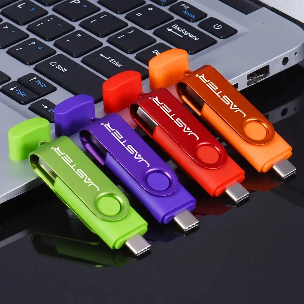 128GB USB 3.0 Type-C Flash Drive – High Speed Pen Drive with Keychain