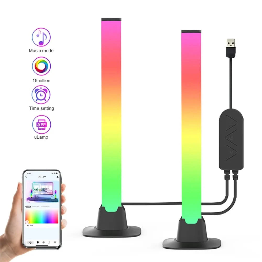 Wiscolor Smart RGB Pickup Light – Music Rhythm Gaming Table Lamp