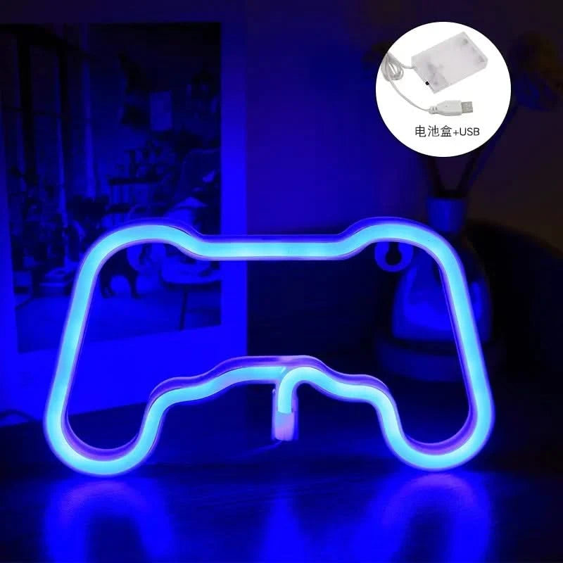 Neon Signs LED Wall Decor - USB Powered for Bedroom & Game Room