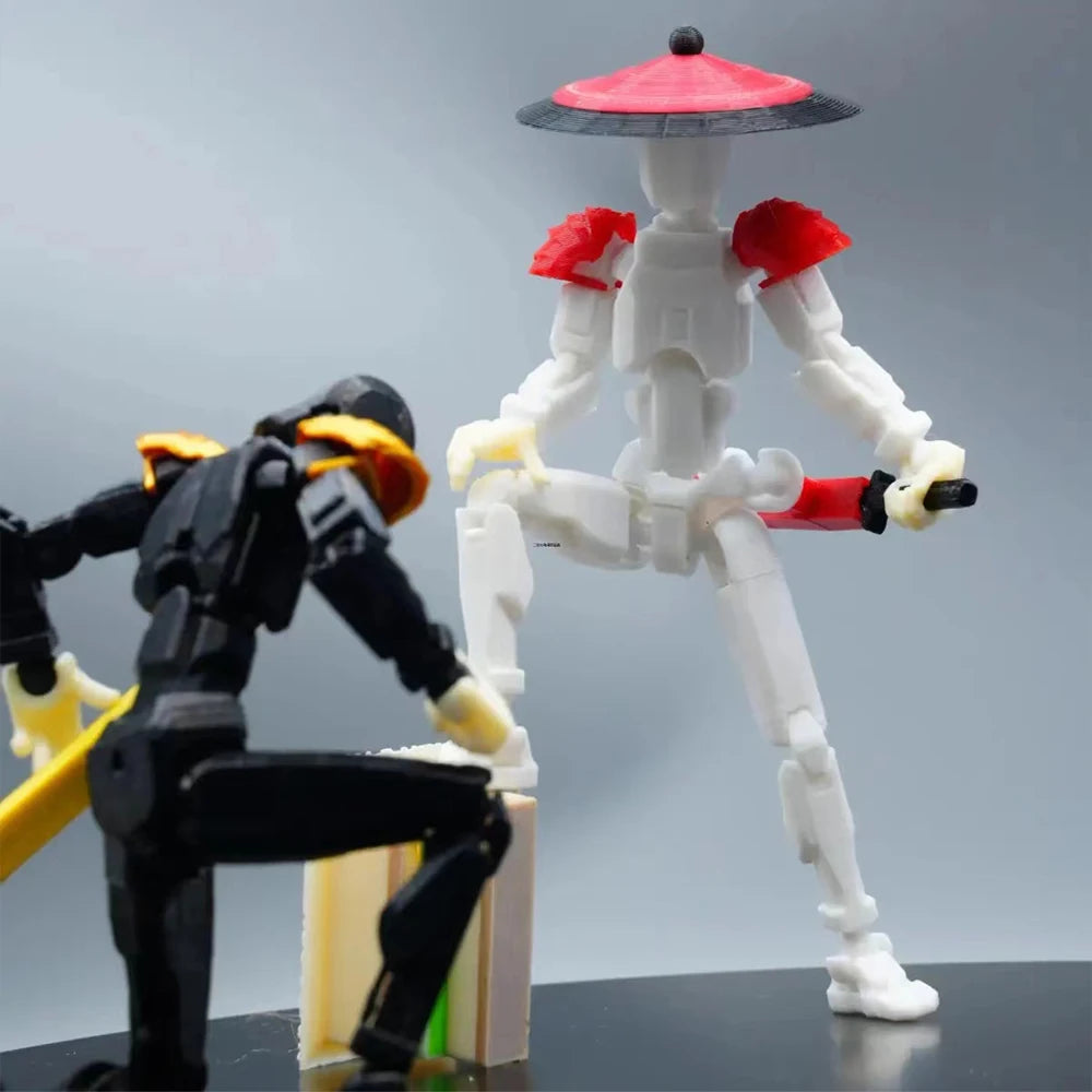 3D Printed Action Figure Fourth Generation Lucky Assemble Toy 13-Joints