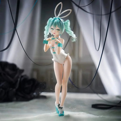 28cm Hatsune Miku Bunny Girl Figur – Sammlermodell & Schreibtisch-Dekoration