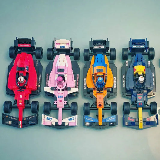 City F1 Formula 1 Race Car – DIY Sports Car Speed Champions Building Blocks