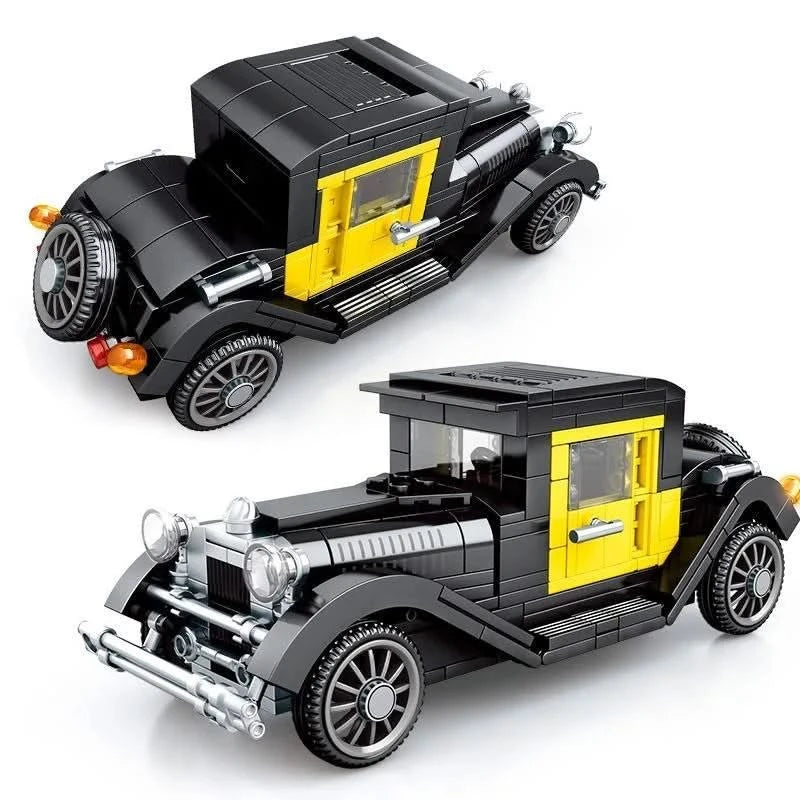 2023 City Technique Racing Vintage Car – Speed Champions Super Racers Building Blocks 